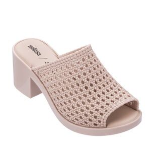 Melissa x Jason wu Brazilian rubber jelly shoes heels mules light pink 10